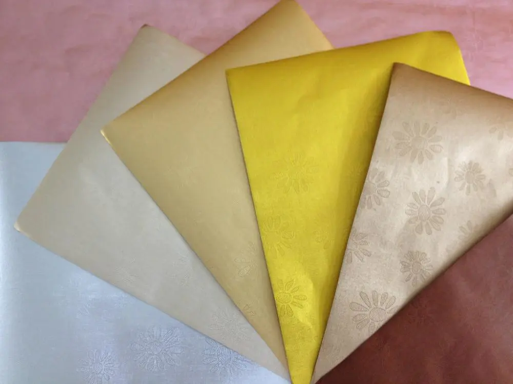 Custom gold chocolate foil paper