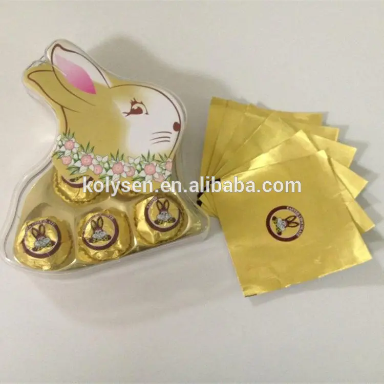 Kolysen CustomPrinted non-fadingfood grade Christmas aluminum foil candy wrappers wholesale