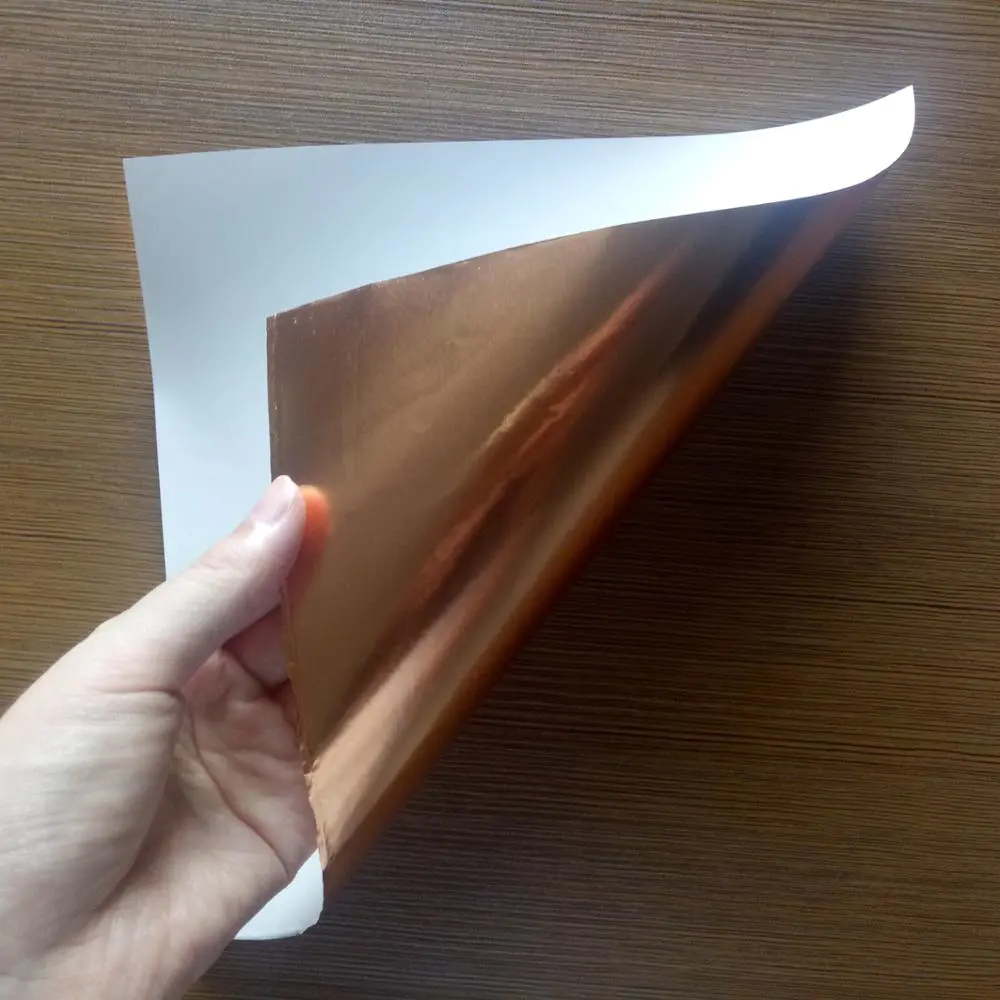 papel cristal laminado con papel de aluminio