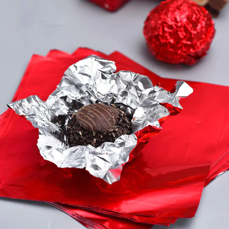 New Coming High Quality Custom Printed red aluminium foil for chocolates manufacturers Wholesale from China