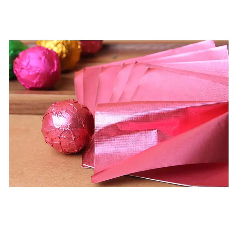 Colorful Chocolate wrapping tin foil