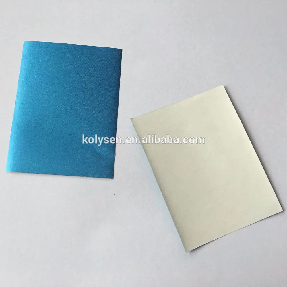 Custom Colored Food wrap paper backed matt aluminium foil paper in china