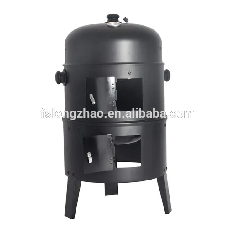 Charcoal barbecue grill smoker heavy duty bbq grill smoker