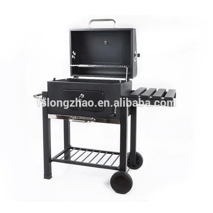 Smokeless large bbq charcoal grill smoker box