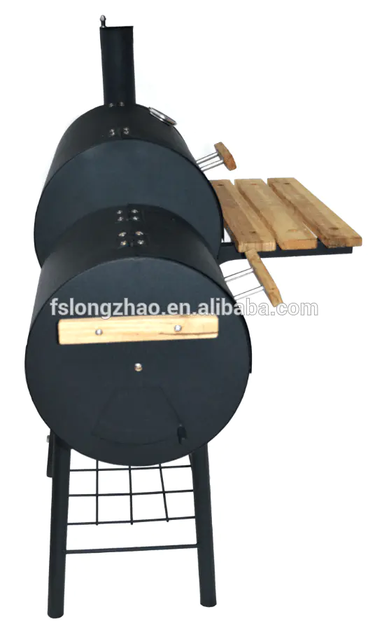 Powder coated commercial bbq meat smoker