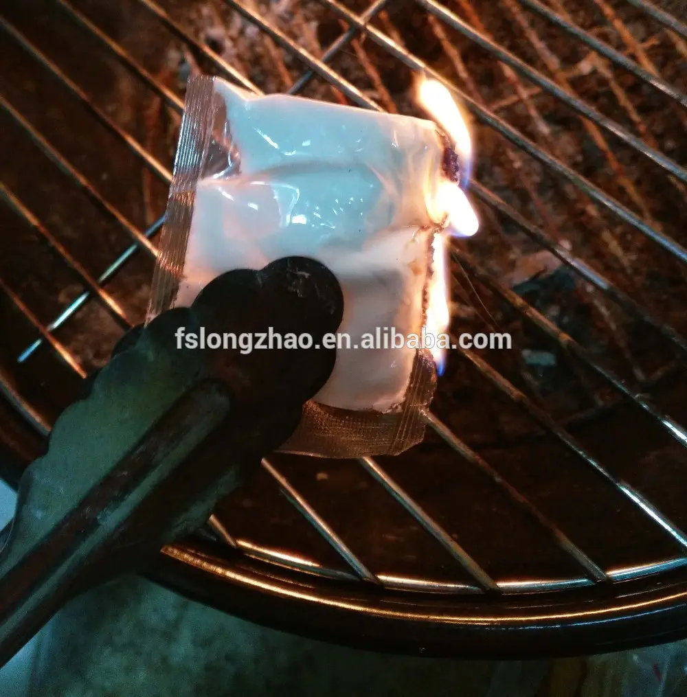 Quick paraffin fire starter