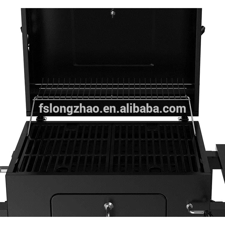 Smokeless large bbq charcoal grill smoker box