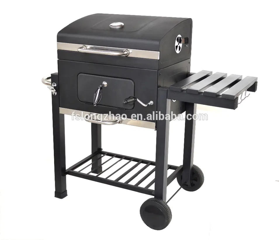 Manufacturer height adjustable bbq charcoal grill for Argentine market