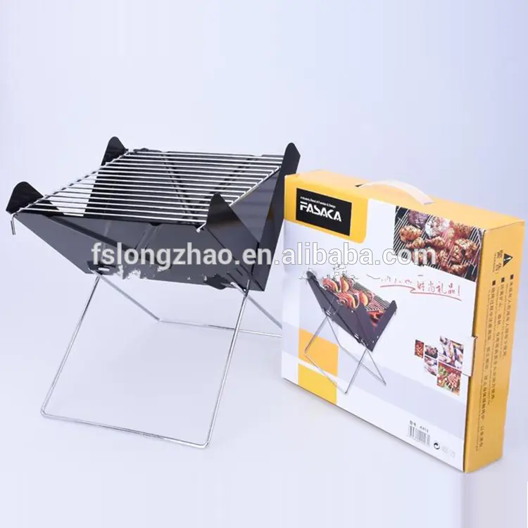 Camping barbeque stove portable folding outdoor charcoal bbq grill