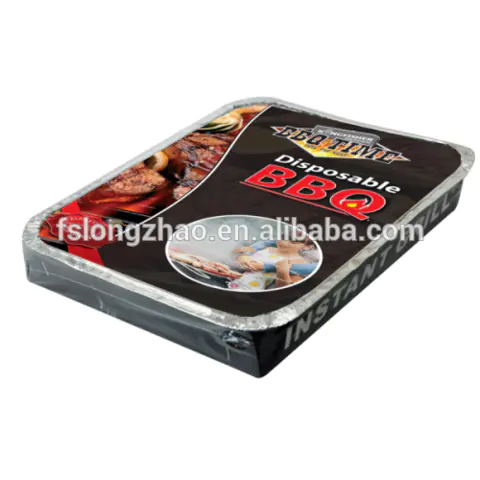 500g disposable bbq instant grill charcoal for sale