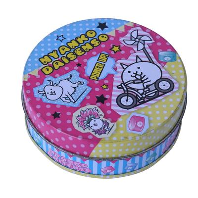 Bodenda food safe round tin can customizedtin gift boxes small size Christmas decorations tin cans for candy
