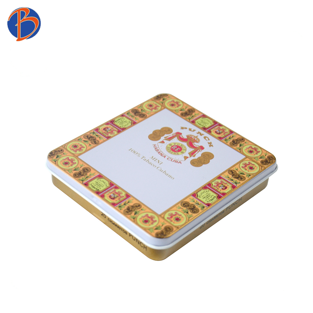 Bodenda factory wholesales square mint gifttin box tin products