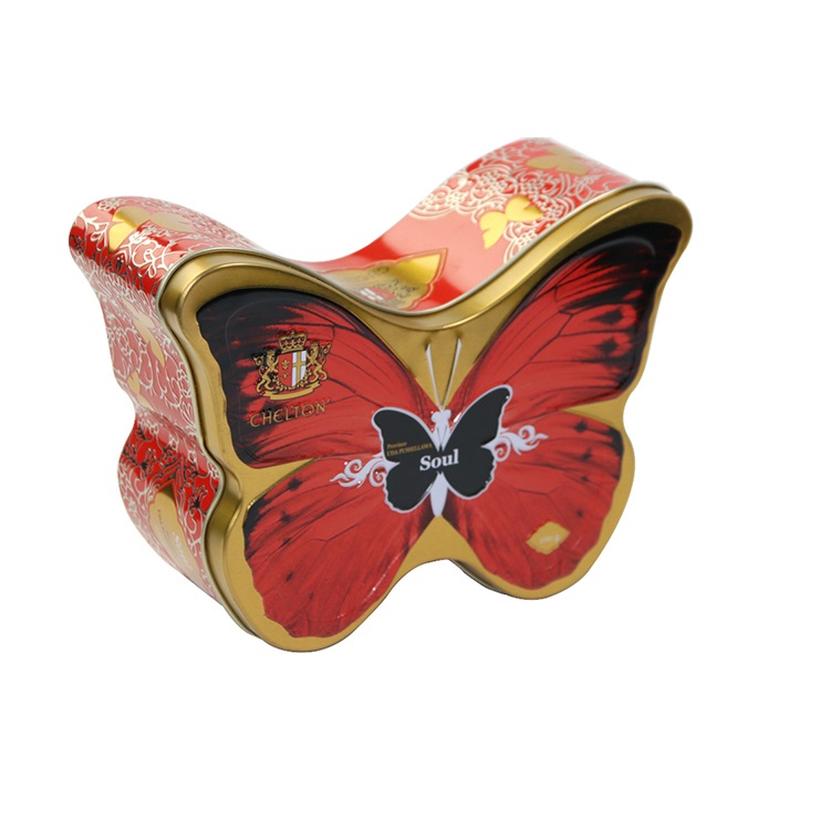 Butterfly good-looking hot tin box