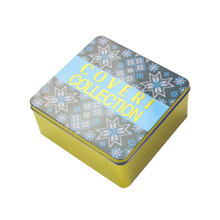 Bodenda factory wholesales food grade rectangular metal chocolate packaging tin gift box