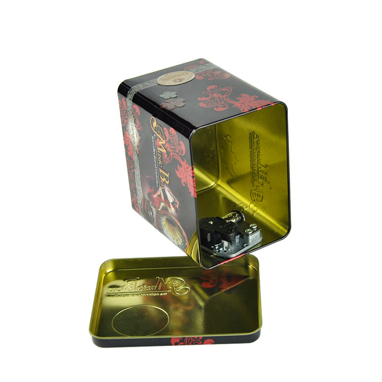 Bodenda Custom VCD DVD Music Tin Can Wholesale Cheap Sale Metal Musical Tin Box for Packing