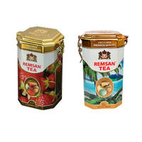 Metal Tea Cans High-Grade Lock Tinplate Coffee Candy Storage Box Tin Can