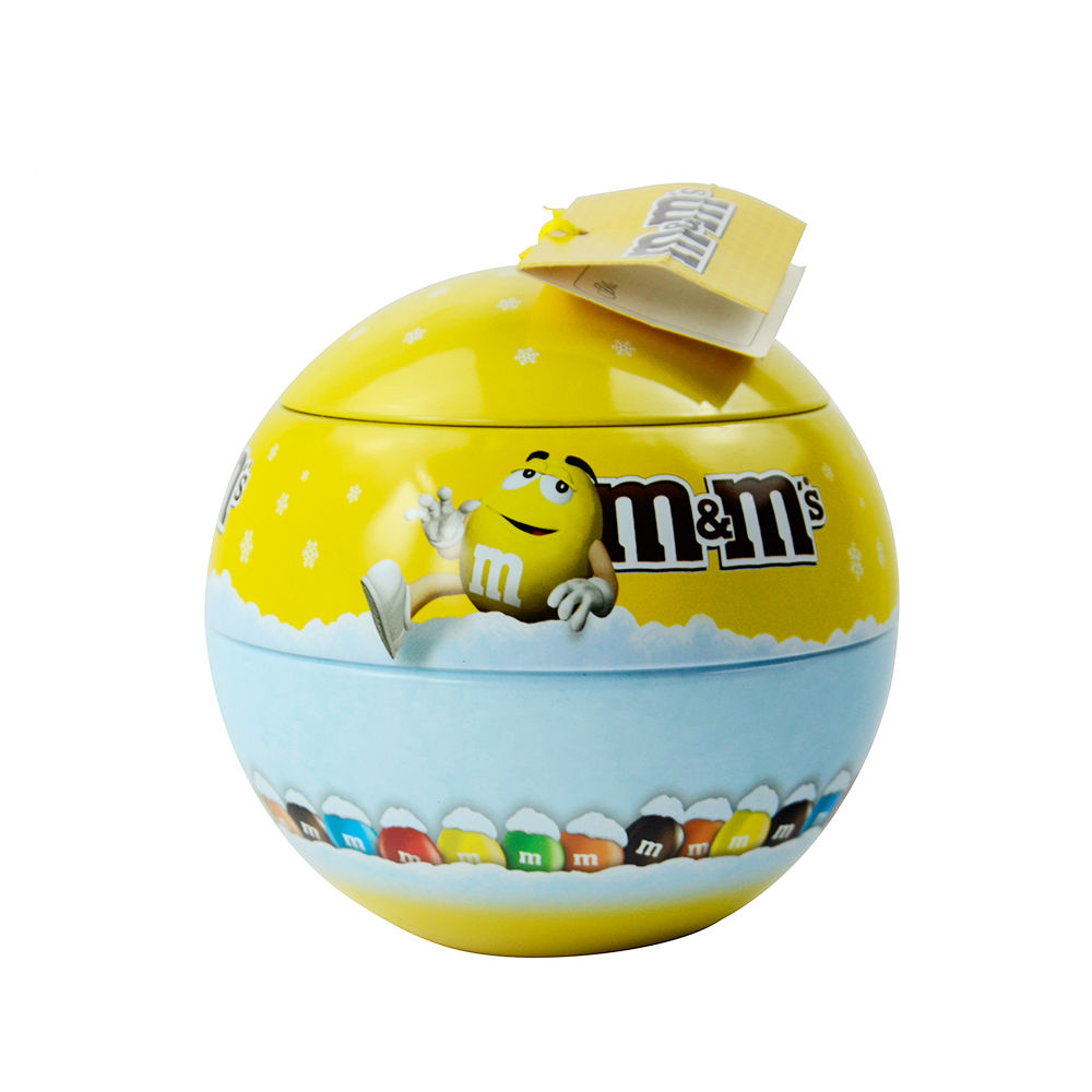 Mini Cute Cartoon Round ball Shape 11cm Candy Pill Lipstick Tin Storage Coin Box for Wedding Party Gifts