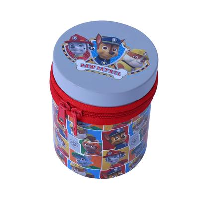 High quality round shape cute tin box packaging metal can for gift packaging hinged metal tin box