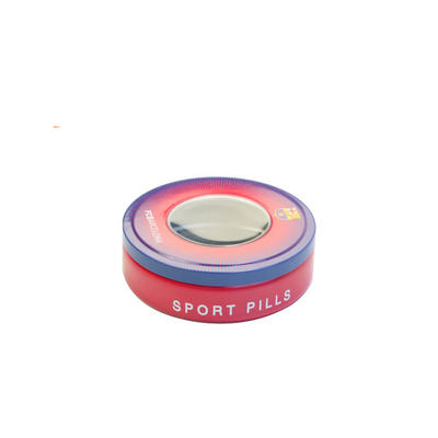 High quality small size soap gift metal packaging boxes with window