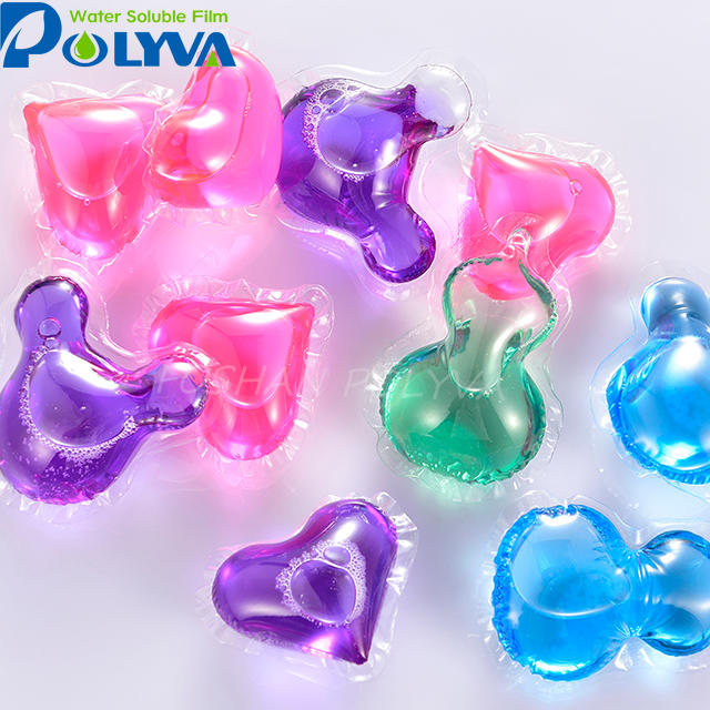 POLYVA high quality laundry detergent dose/pods packing film PVA cold water soluble film Hospital laundry/washing bag