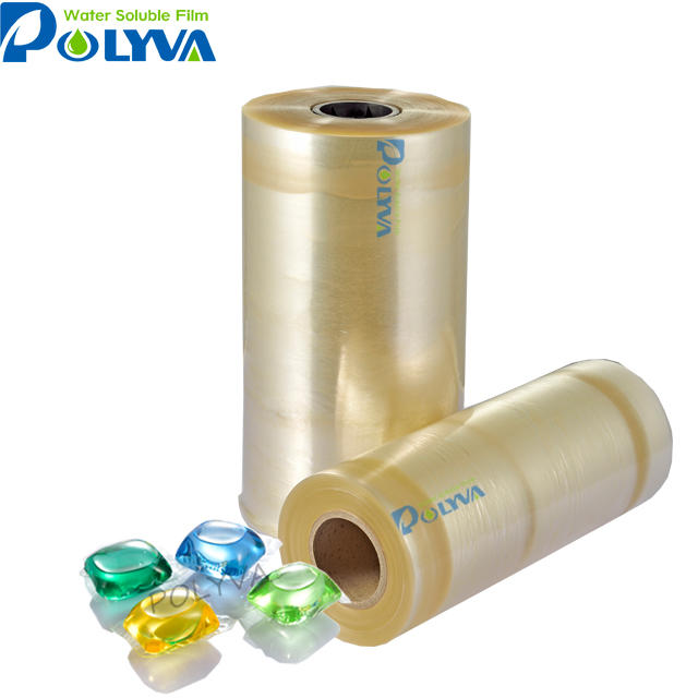 pva water soluble film laundry liquid detergent pods packaging pva film