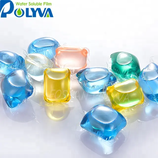 High quality eco-friendly PVA plastic pesticide / farm chemical packaging PVA water soluble film water soluble packaging