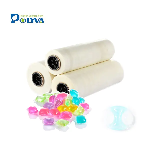 water soluble packing film pva water soluble film cold water soluble film