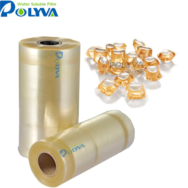 POLYVA high quality laundry detergent dose/pods packing film PVA cold water soluble film Hospital laundry/washing bag