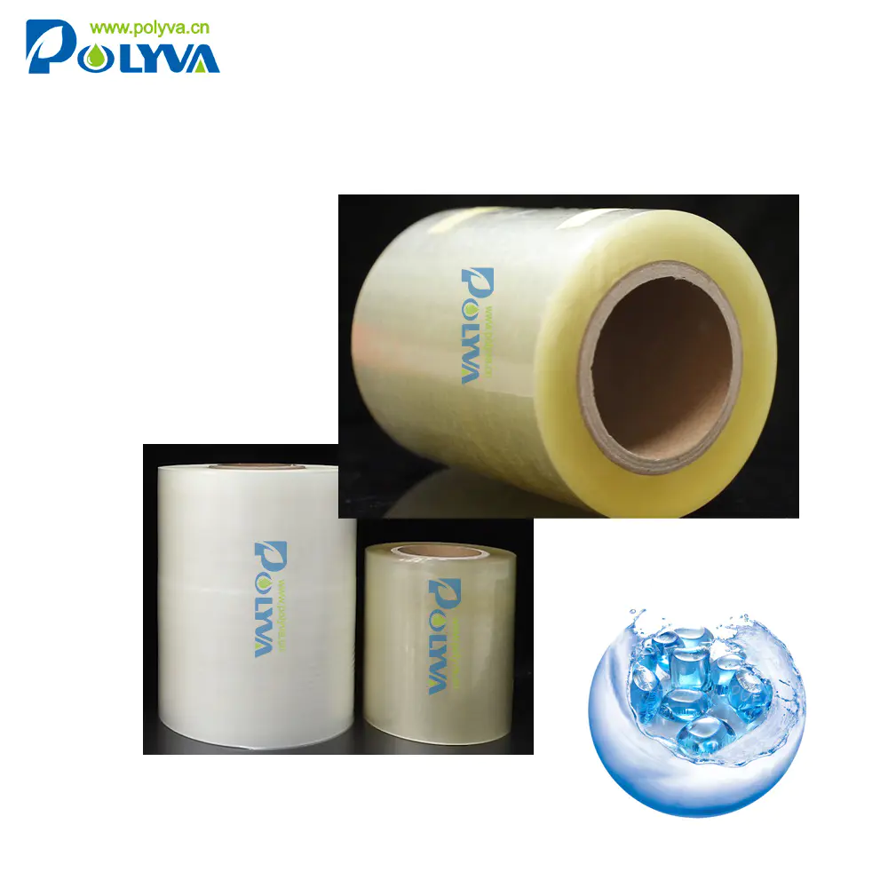 Polyva no residual PVA water soluble film for packaging laundry pods