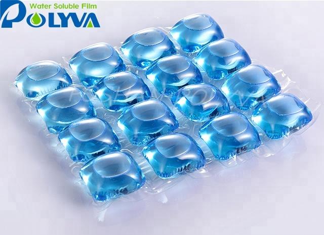 2018 the best water dissolving plastic film laundry detergent pods special use cold water soluble pva film