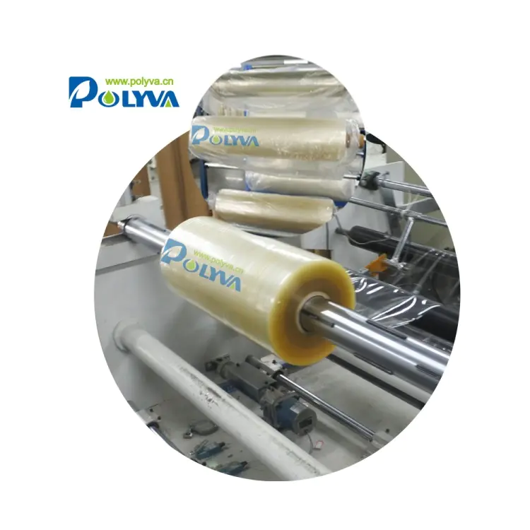 Green material soluble liquid capsules PVA water packing film