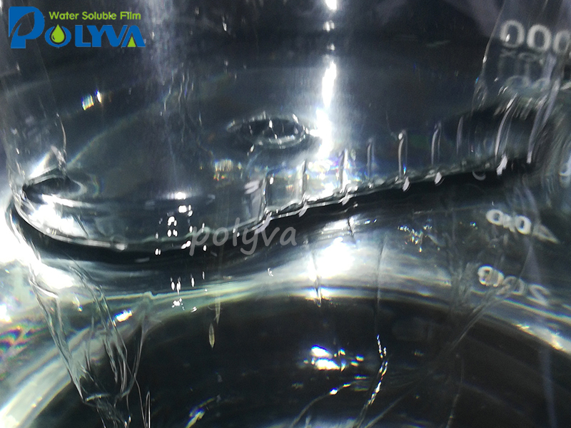 Полив холодная водная растворимая пленка Жидкость ПВА / порошок Прачечная моющая средство PODS упаковочная пленка