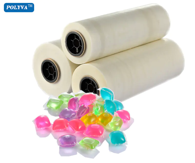 pva capsules laundry detergent pods water soluble plastic film