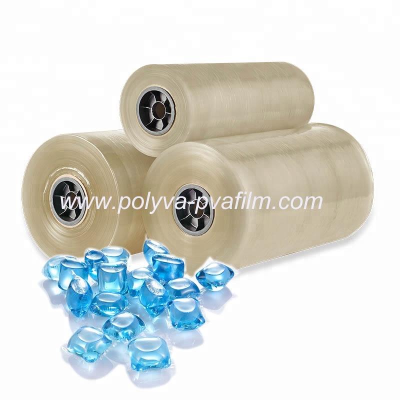 Laundry liquid/ powder pods packaging film water soluble pva film