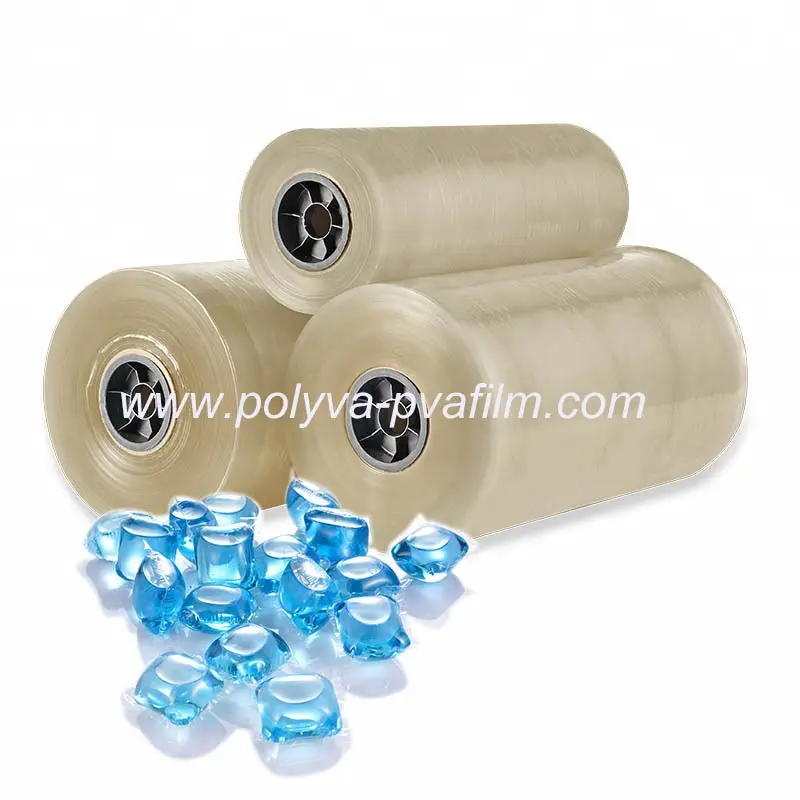 Laundry liquid/ powder pods packaging film water soluble pva film