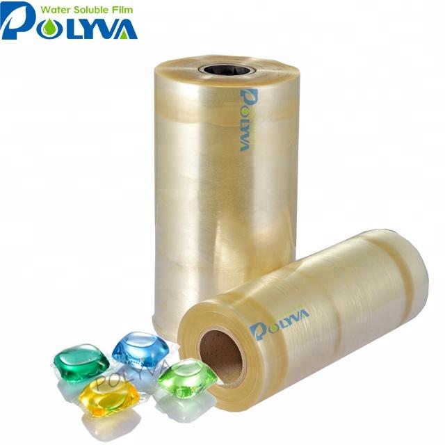 High quality eco-friendly PVA plastic pesticide / farm chemical packaging PVA water soluble film water soluble packaging