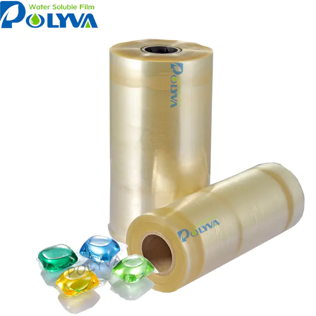 POLYVA cold water soluble PVA film for laundry detergent pods/dose/capsules packing