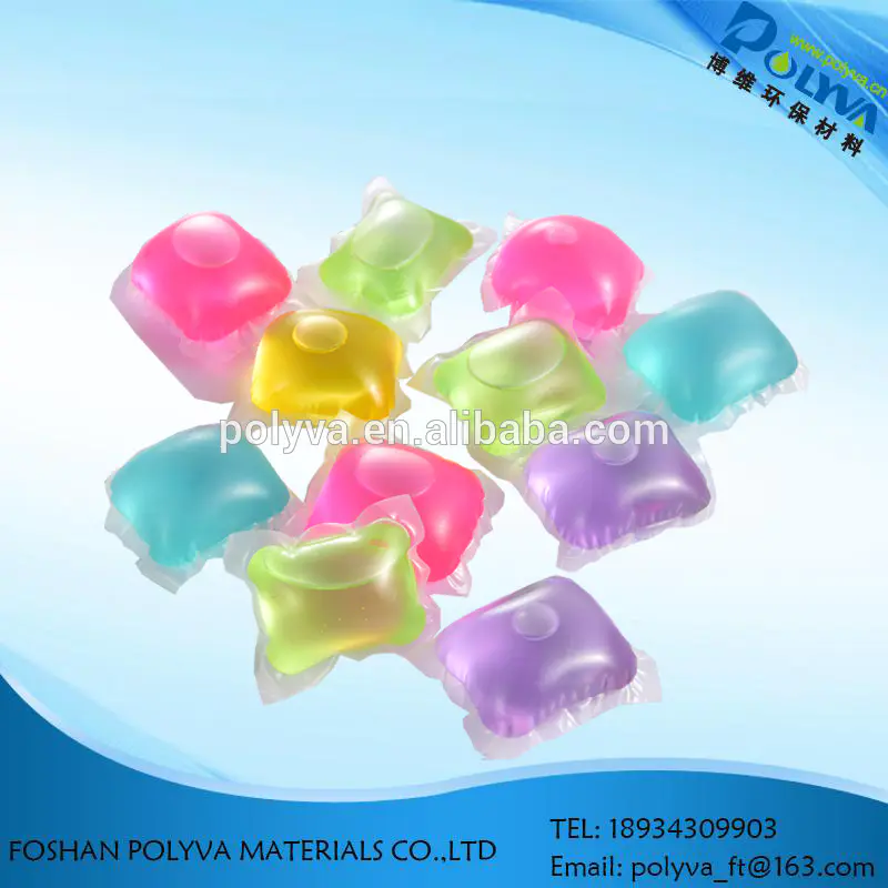POLYVA Film OEM Baby Laundry Liquid Detergent Capsules Laundry Soap Pods with water soluble film pva cold film