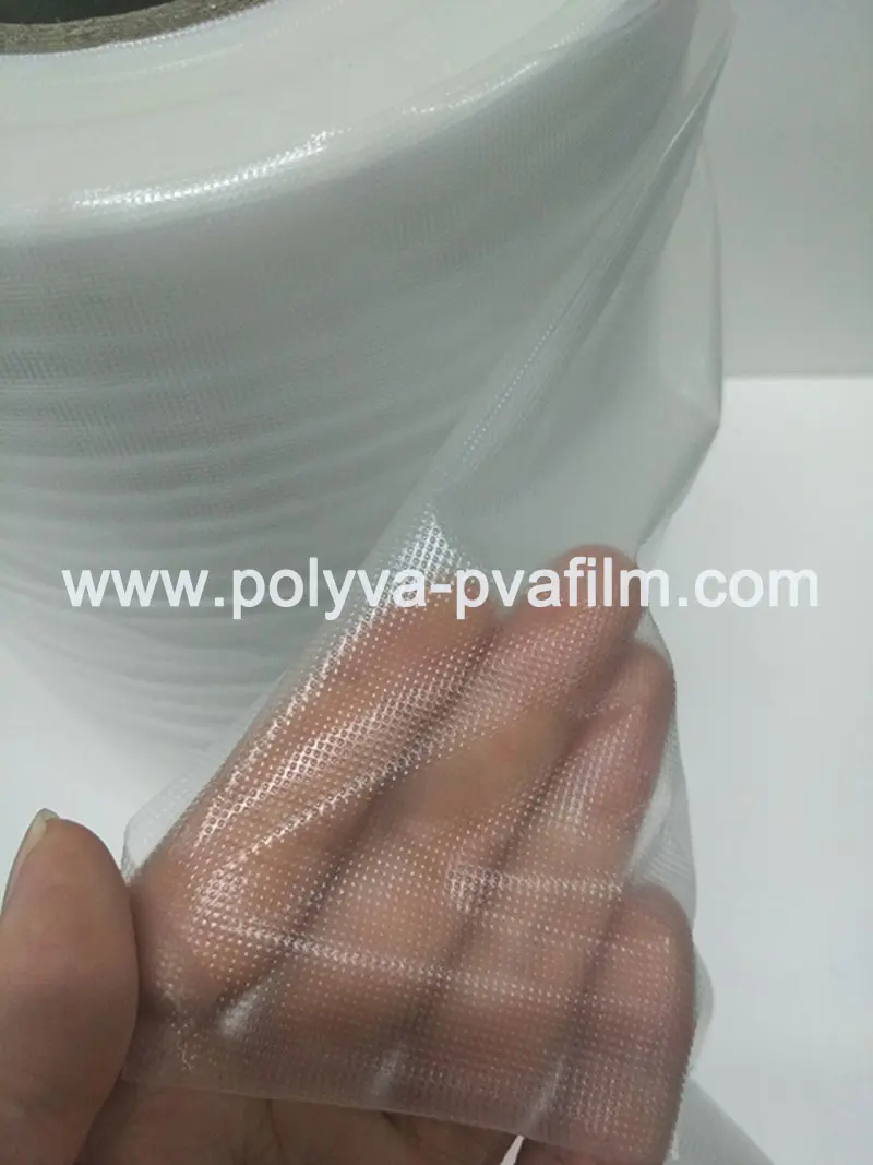Eco-friendly degradable pva water soluble film for blue toilet cleaner