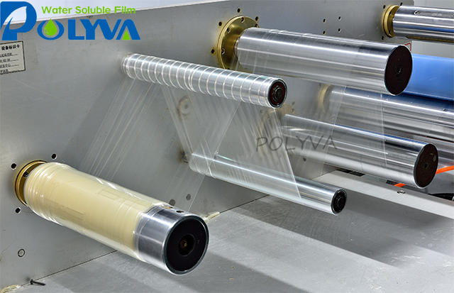POLYVA cold water soluble pva film for laundry detergent dose /pods water soluble PVA Plastic Film