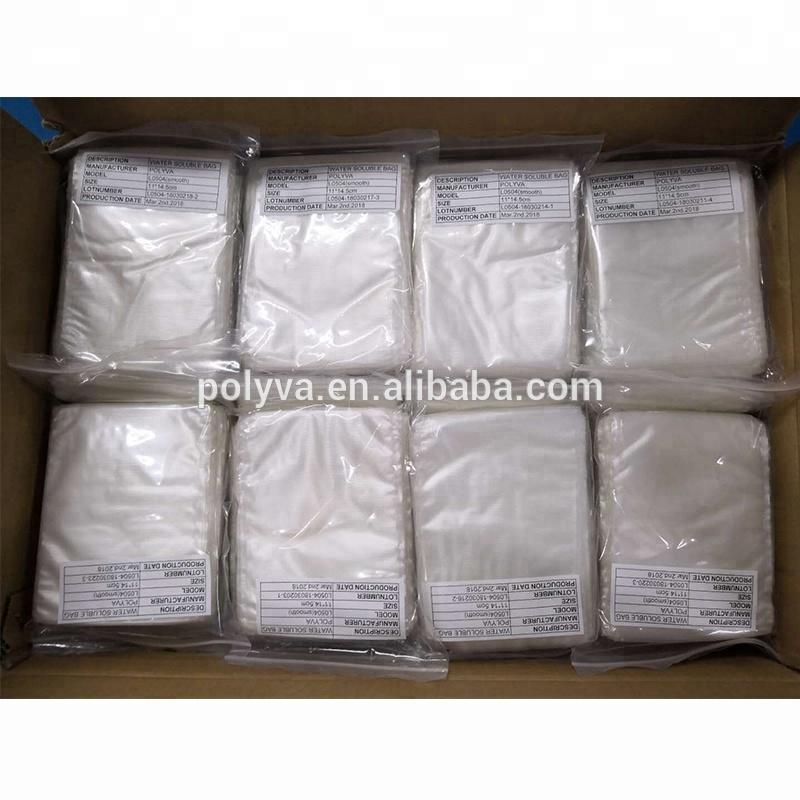embossing pesticide water soluble bag