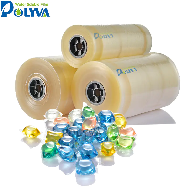 2018 cheaper eco-friendly stretch film washing capsules cold water soluble pva film liquid laundry detergent