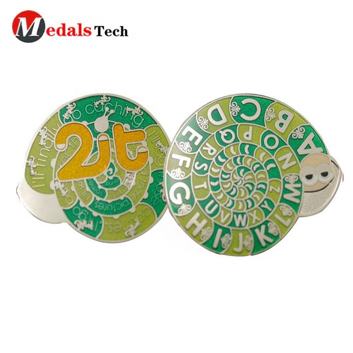 Free design various two part soft enamel iron metal T-shirt Baseball cap decoration Christmas snow lapel pins