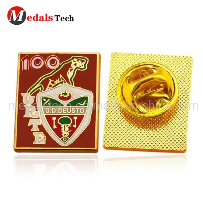 Custom gold metal soft enamel epoxy restaurant cook pizza lapel pins for customer souvenir