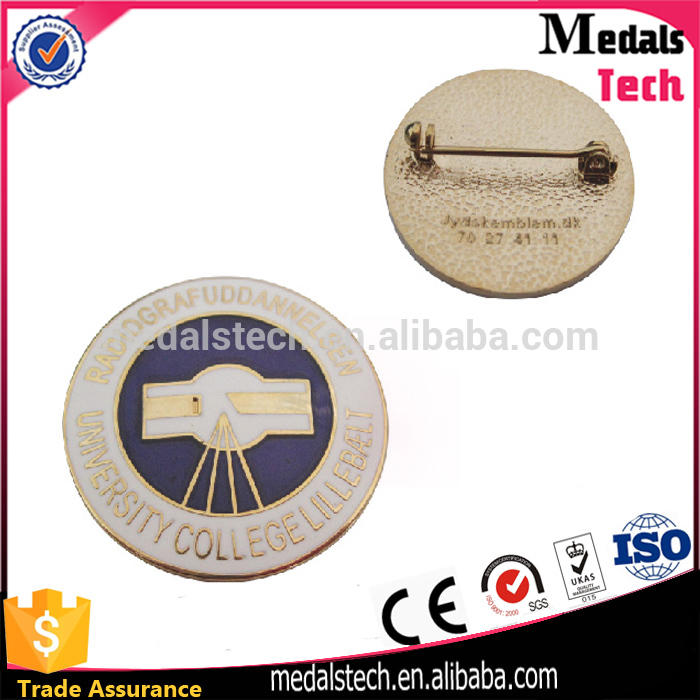Commemorative zinc alloy color filled customized metal jellyfish lapel pins