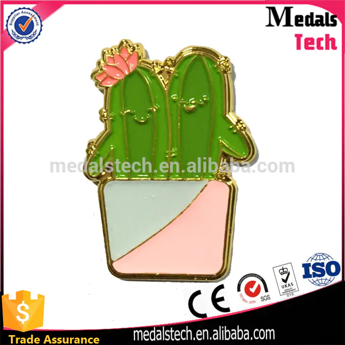 Wholesale new design stock cute metal money shape lapel pins