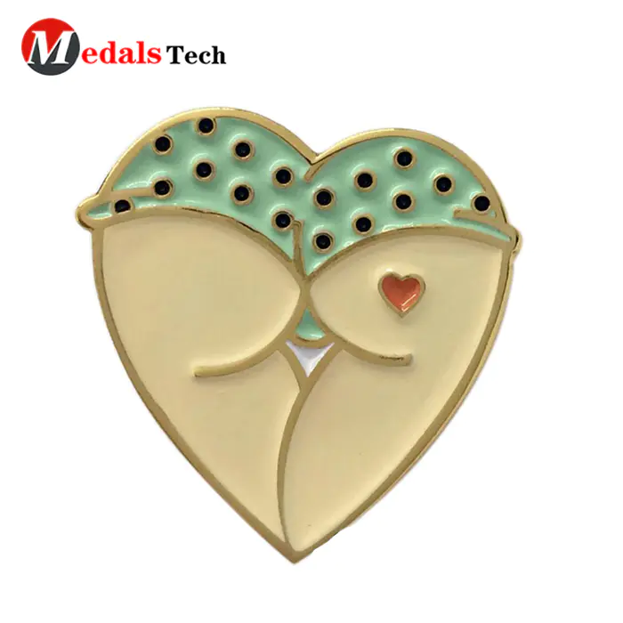 OEM customized soft enamel metal elves lapel pins with butterfly clutch
