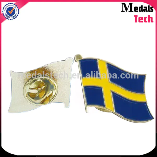 OME Metal USA national flag lapel pin with no minuim