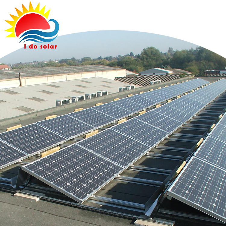 Eco Friendly Grid Tied Industrial Ballasted Solar Mount