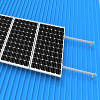 Solar Flat Roof Mounting System Structure,Ballasted Solar PV Mounting,PV Flat Roof Mount for Solar Panel Energy